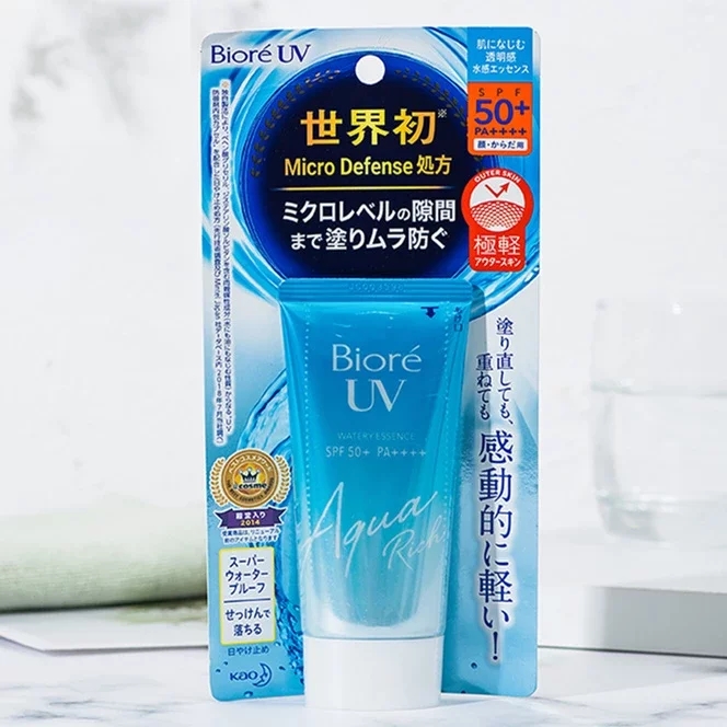 Biore 碧柔 AQUA清爽水感保湿防晒霜 50g 2018最新版 SPF50+/PA++++